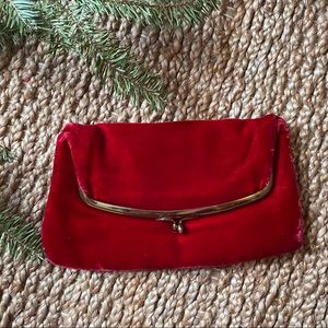 Vintage Velvet Clutch